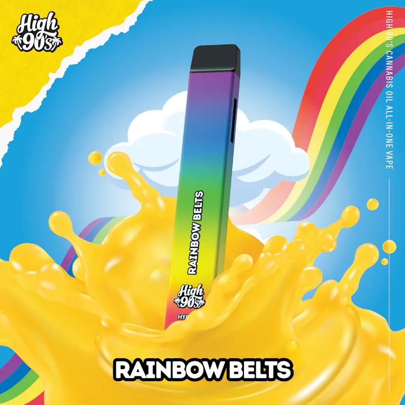 High 90s Rainbow Belts Disposable