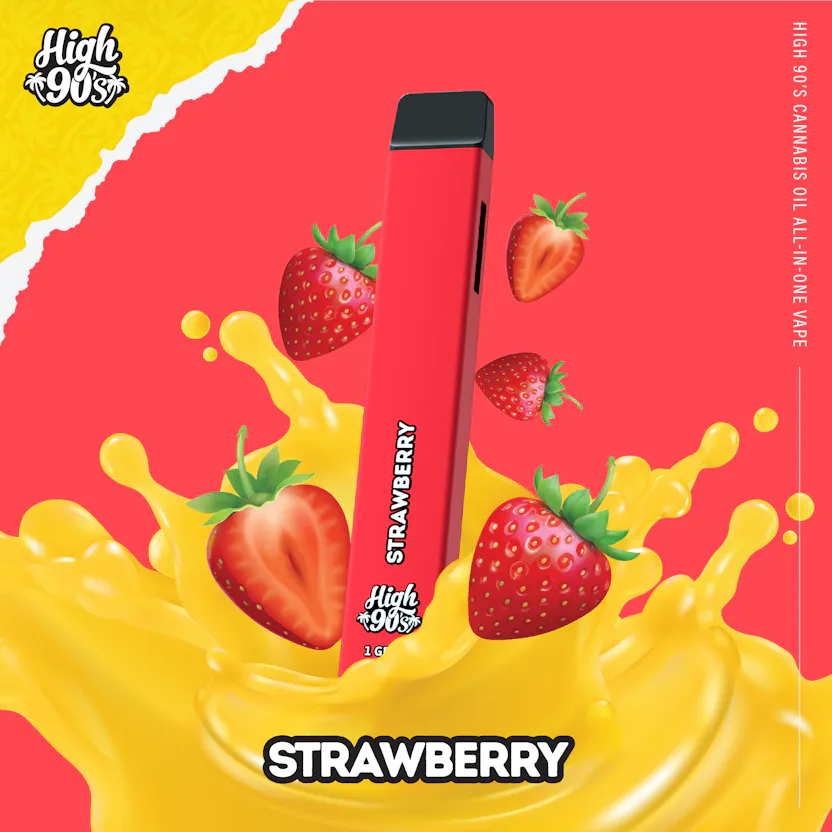 High 90s Strawberry Disposable