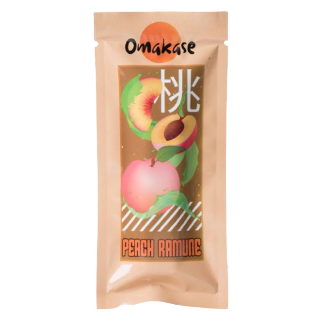 Buy Omakase Peach Ramune Disposable