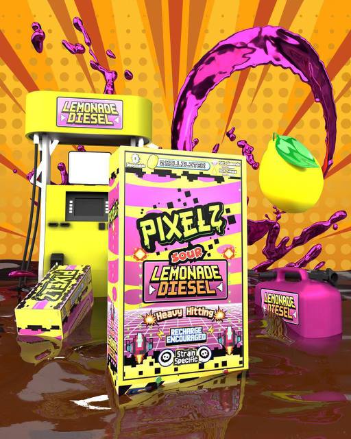 Pixelz Lemonade Diesel Disposable