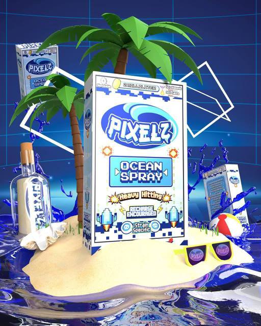 Pixelz Ocean Spray Disposable