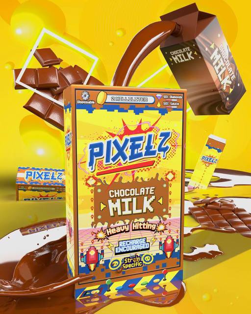 Pixelz Chocolate Milk Disposable