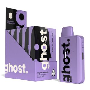 Ghost Disposable Purple Ice Cream Cake