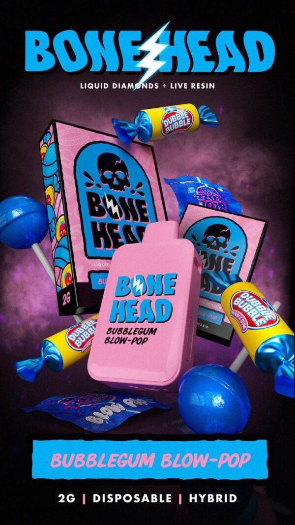 Bone Head Bubblegum Blow Pop