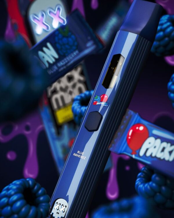 Packman Blue Airheadz Disposable