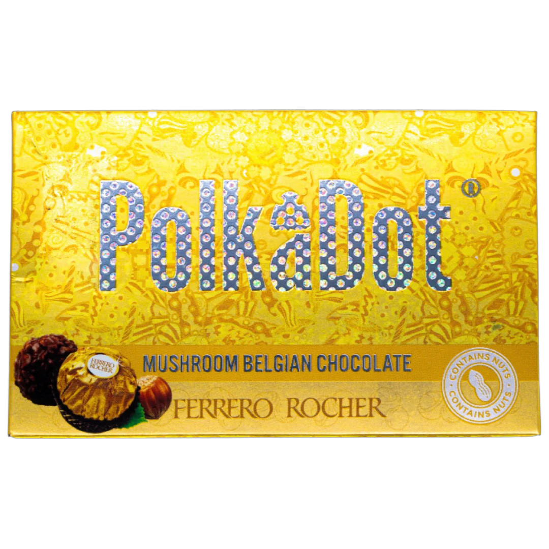 Polkadot Gummy Bears Chocolate