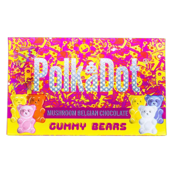 Polkadot Gummy Bears Chocolate