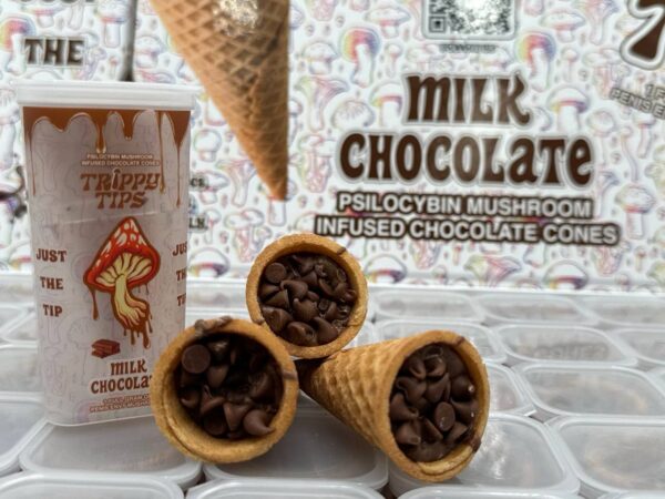 Trippy Tips Milk Chocolate Cone