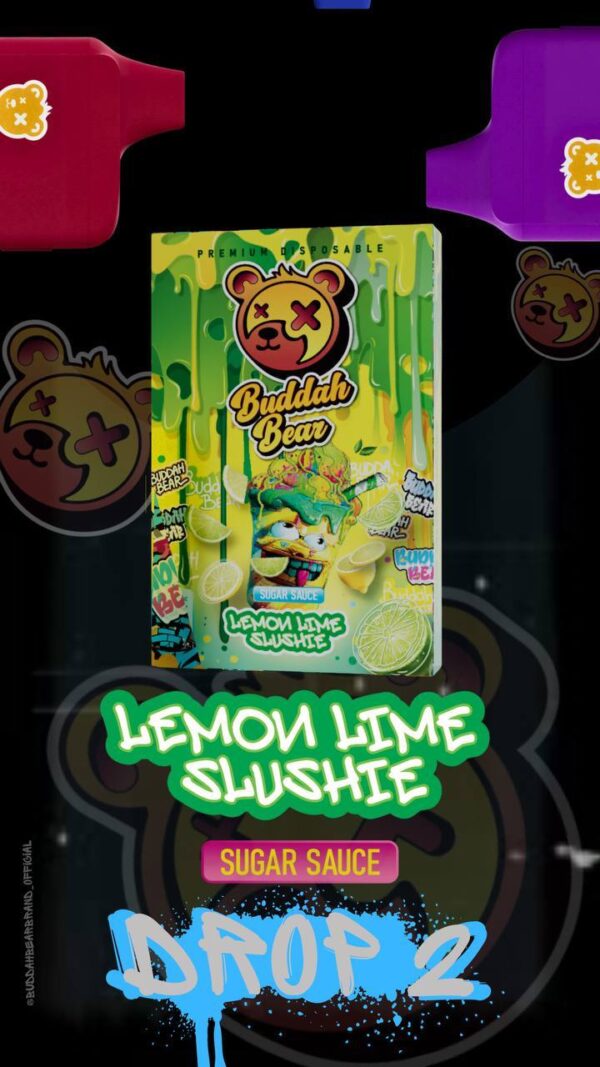 Buddah Bear Lemon Lime Slushie Disposable