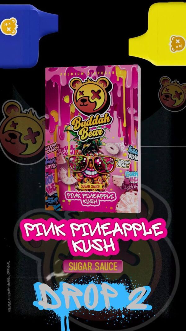 Buddah Bear Pink Pineapple Kush Disposable